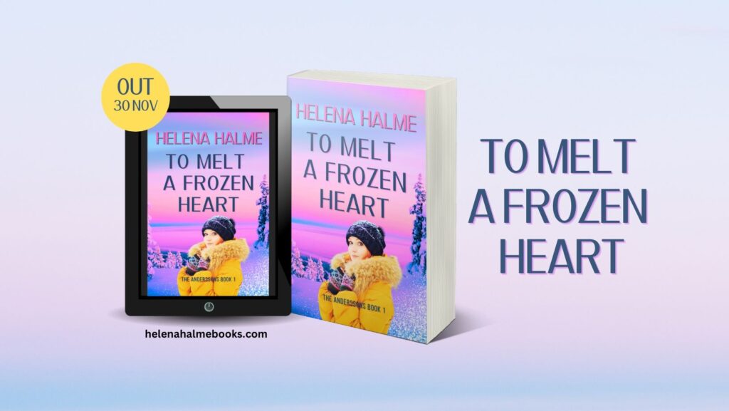 The novel, To Melt A Frozen Heart, is out 30 November